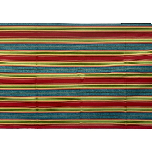 Hancock Fabrics Colorful Stripe Fabric Piece 2 YARDS Crafting Sewing Upholstery - Picture 1 of 3